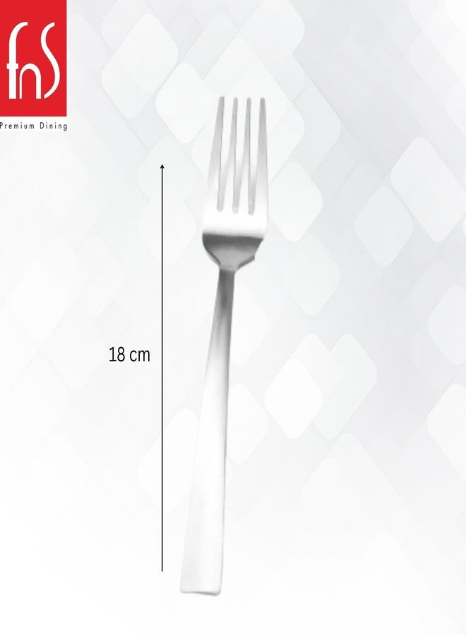 FNS Montavo by FnS Casper Stainless Steel Dessert Fork 12 pc Set for Dining Table, Home and Kitchen - Image 3